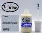 Preview: Saab, Zircon Blue, 157B: 20ml Lackstift, von ATW Autoteile West.